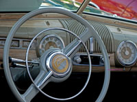 1947 Ford Super Deluxe Convertible dashboard