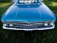 1960 Chevrolet El Camino hood