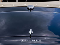 1960s Triumph nameplate