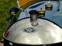 1929 Morgan Aero logo and radiator