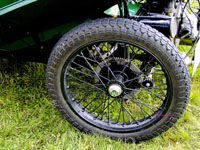 1929 Morgan Aero wheel and engine