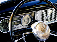 1940s Packard dashboard
