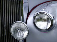 1953 Alvis headlights