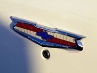 1955 Chevrolet trunk logo