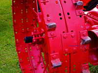vintage farm tractor wheel