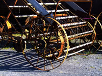 vintage hay harvester