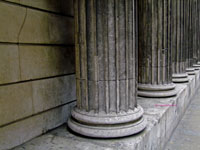 Bank of England stone wall