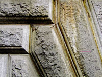 Victorian stonewall detail