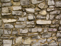 limestone stone wall