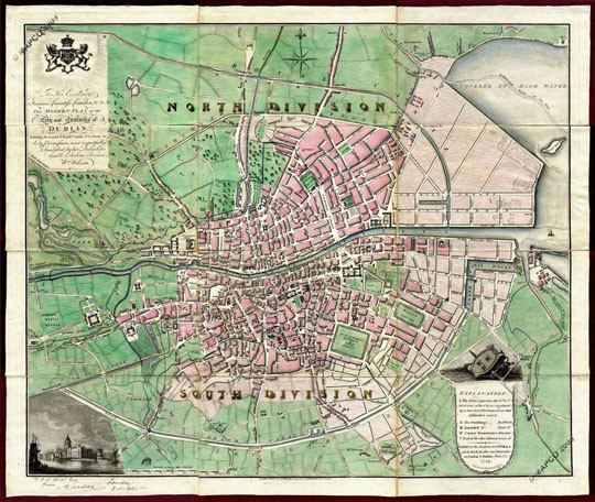 1798 map of Dublin