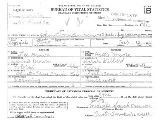 George Rochester Woods Birth Certificate The Lives Of My