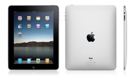 Apple Ipad front view and side view