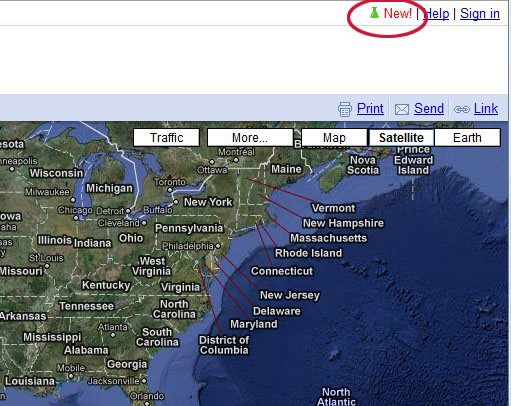 new features on Google maps