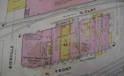 Sanborn fire insurance map of New Orleans