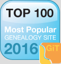 top 100 genealogy website 2016